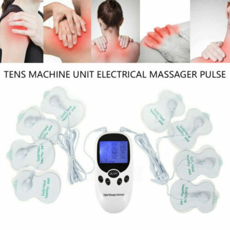 Tens Machine for Pain Relief – Multi-Mode Tens Machine with 8 Pads & USB/Battery Power