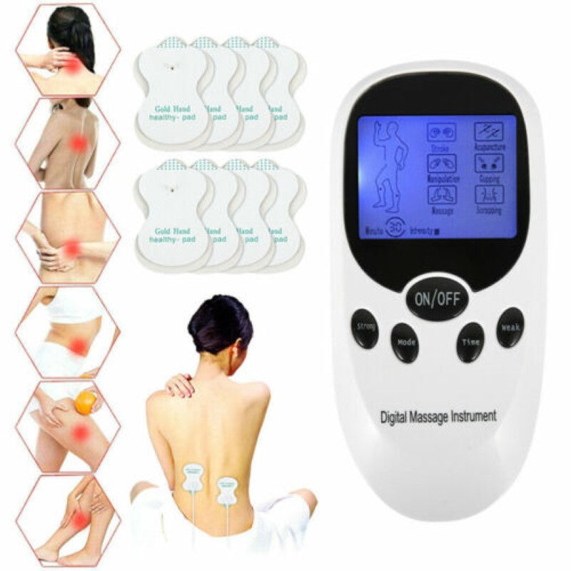 Tens Machine for Pain Relief – Multi-Mode Tens Machine with 8 Pads & USB/Battery Power