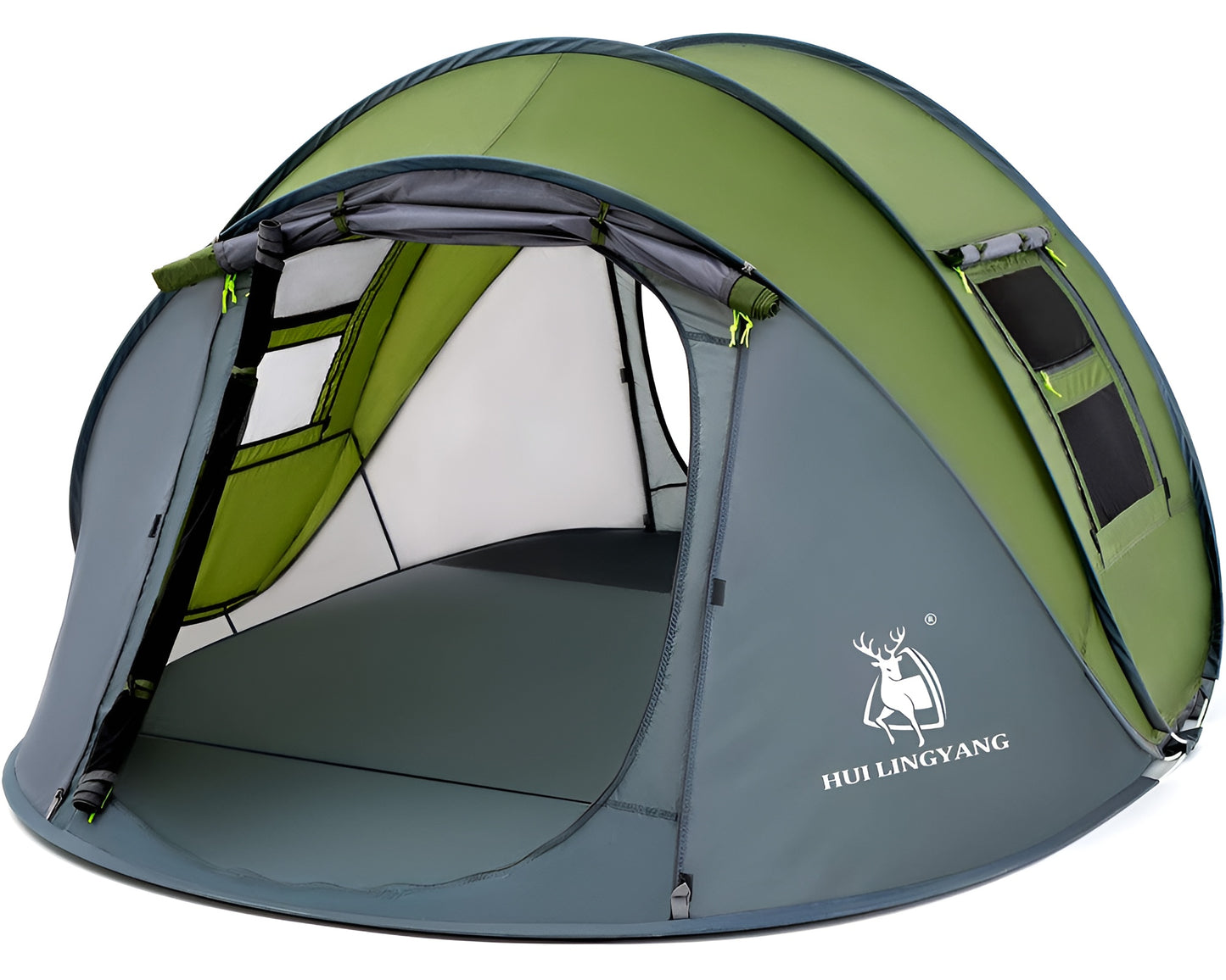 2-3 Person Pop Up Camping Tent Lightweight 2-3 Person Tent Green