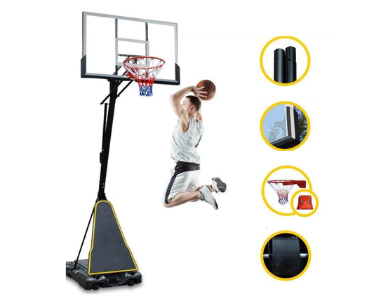 PORTABLE BASKETBALL HOOP AND STAND