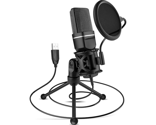 USB Condenser Microphone – USB Condenser Microphone with Tripod Stand