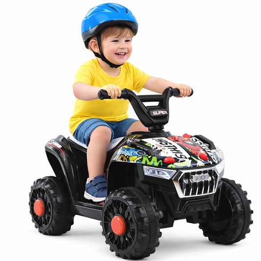 Mini Blue Electric ATV Quad