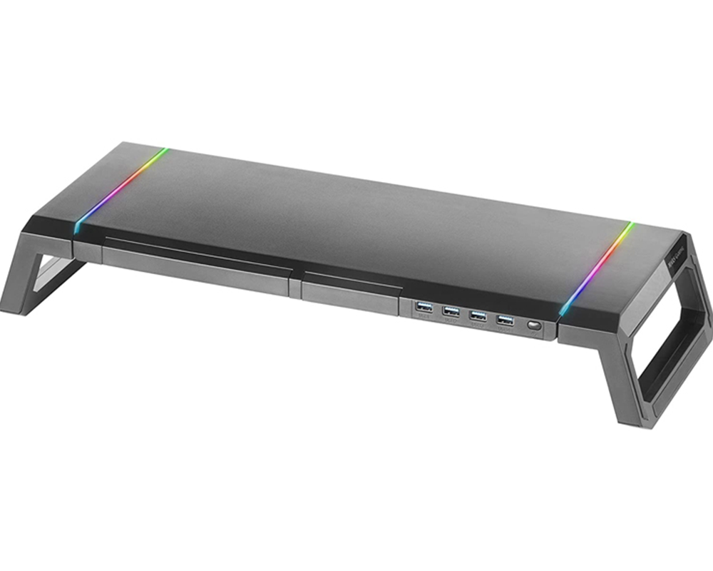 Monitor Stand Riser – Foldable Monitor Stand Riser with RGB Lights