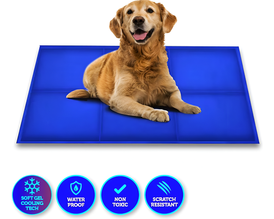 Dog Cooling Mat - XXL Self-Cooling Gel Pad for Pets Indoor Outdoor Travel Use