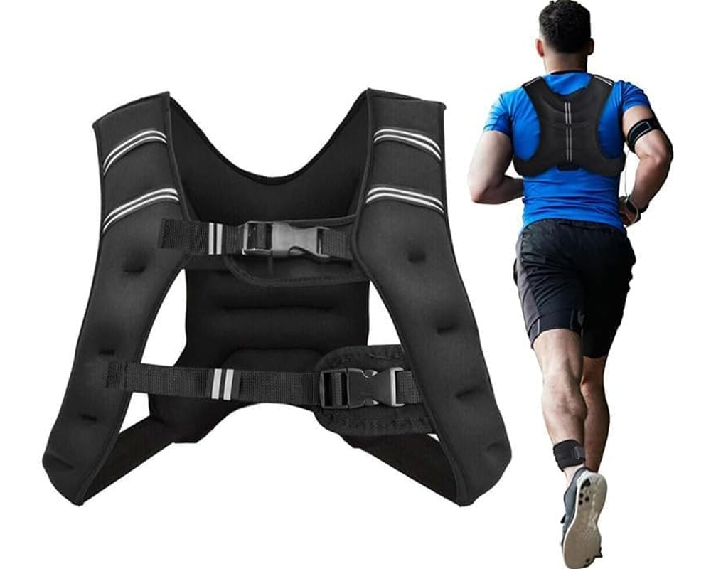10KG Weighted Vest – Adjustable 10KG Weighted Vest for Training & Fitness