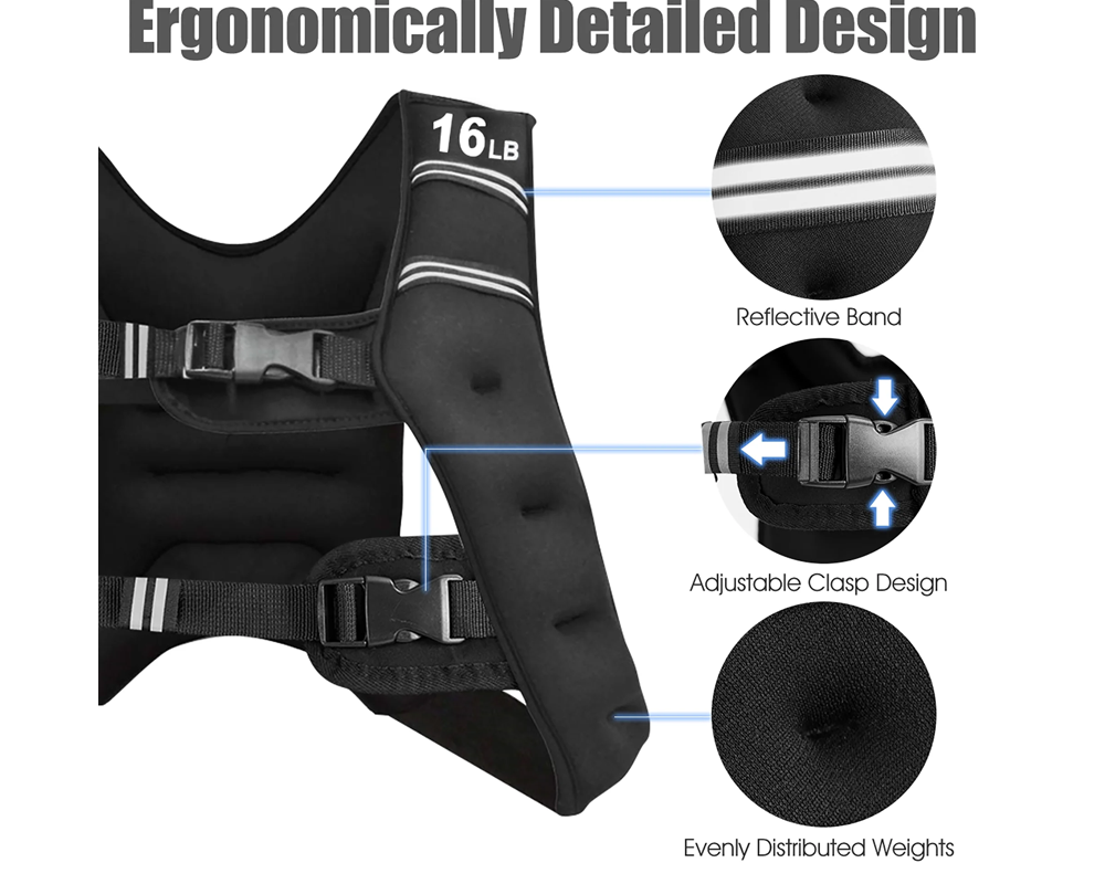 Sport Weighted Vest Workout Equipment 5kg
