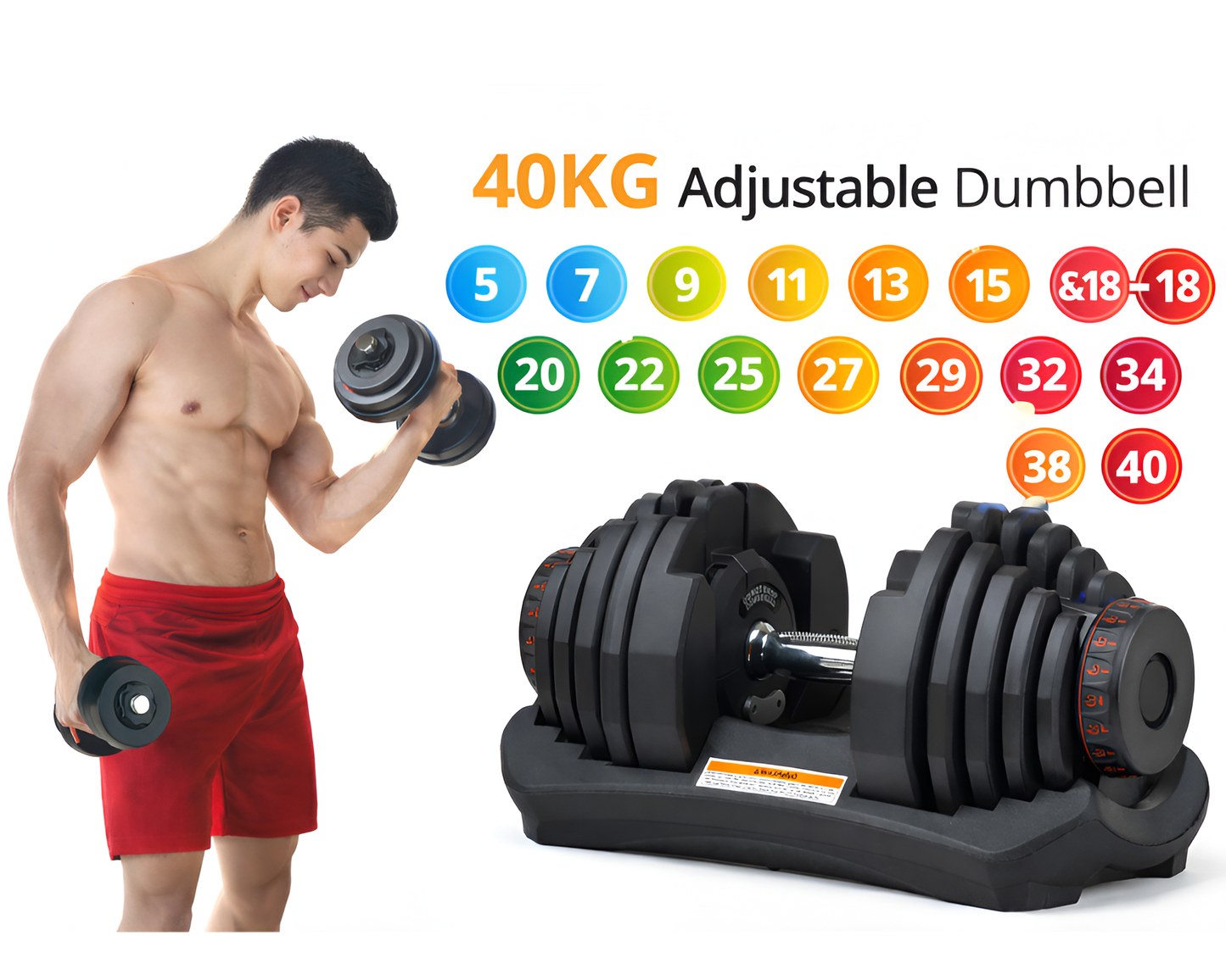 Adjustable Dumbbell 40KG