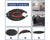 Mini Trampoline Bouncers for Adults - 40 Inch Foldable Fitness Trampoline with Removable Bar, Max Load 270 lbs - Black
