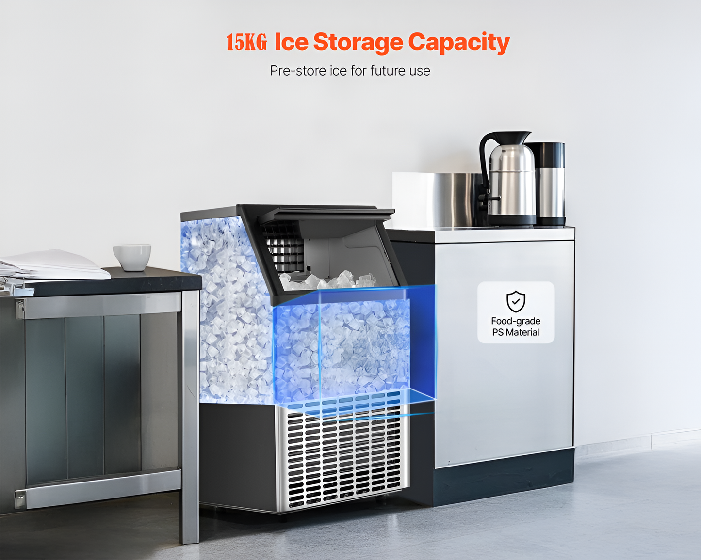 Bullet Ice Maker Cube Machine  – 36-Piece Ice Cube Tray 60KG