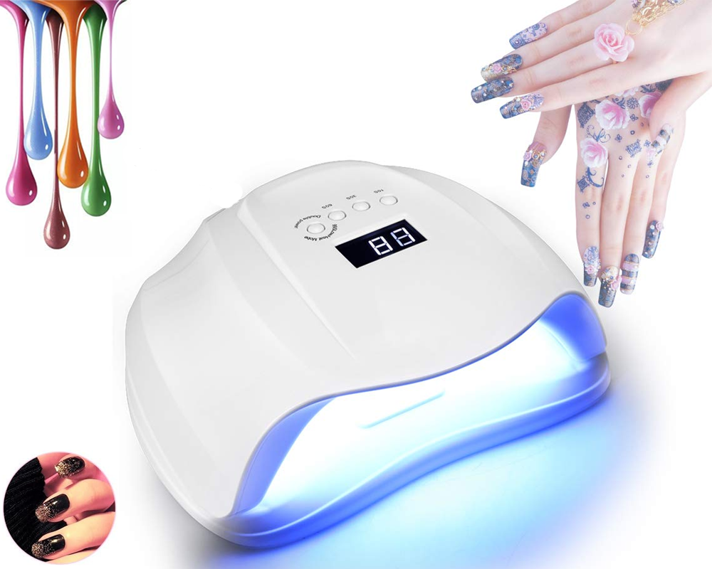 Nail Dryer UVLED 54W – Fast Gel Curing Nail Dryer for Salon & Home