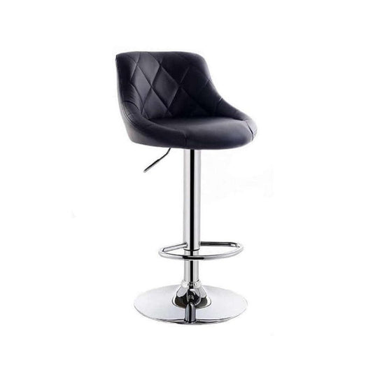 Adjustable Swivel Bar Stool – Faux Leather Kitchen Bar Seating