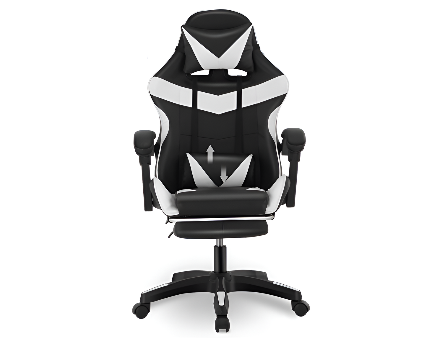 Ergonomic Gaming Chair with Footrest