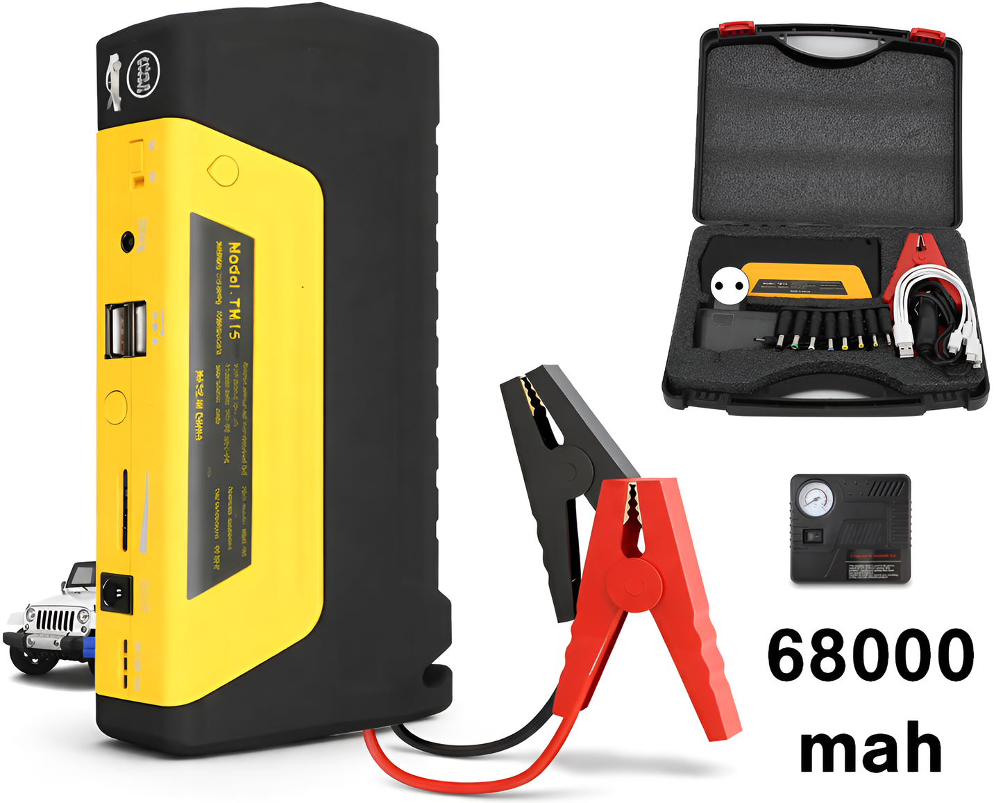 Super Power High Capacity Multi-Function Jump Starter