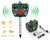 Solar Powered Ultrasonic Animal Repeller - Waterproof Outdoor Pest Deterrent for Raccoons, Cats, Dogs, Birds, Rabbits, Squirrels, Skunks, Deer, Rodents