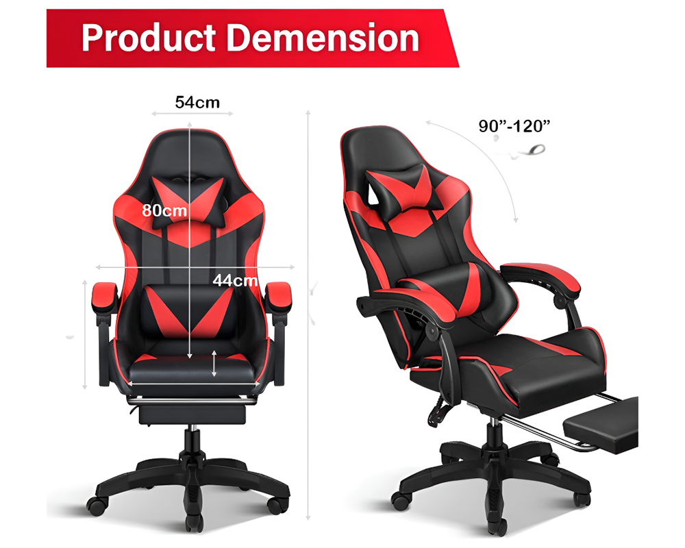 Gaming chair Home Office Chair - Red