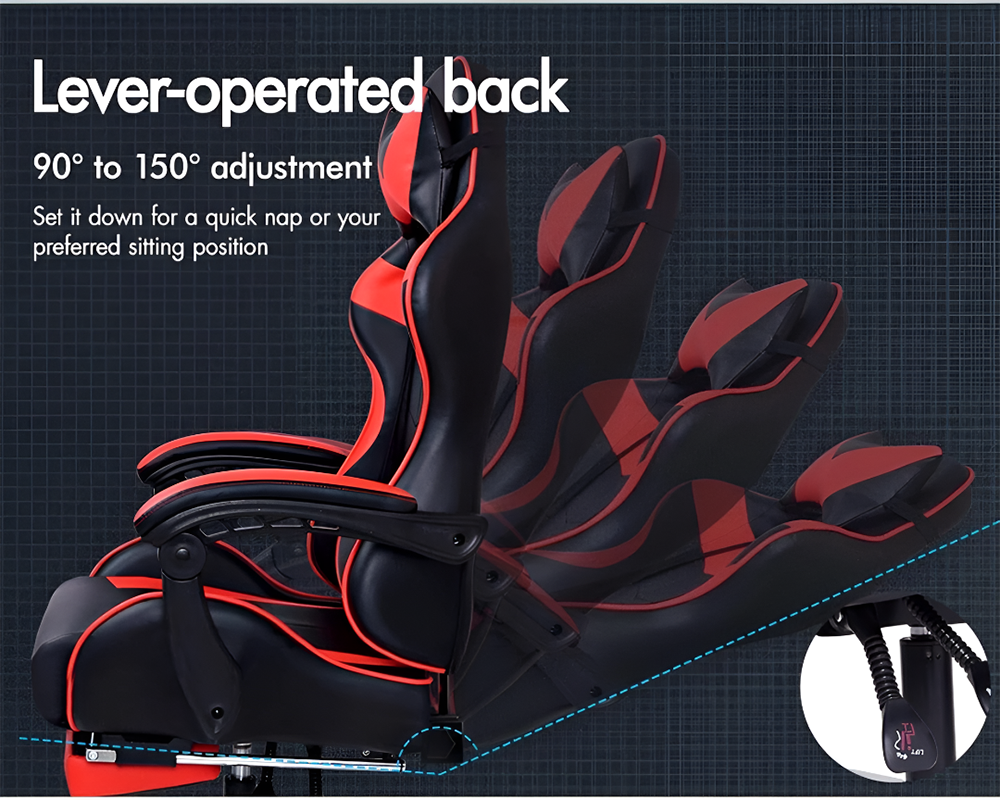 Gaming chair Home Office Chair - Red