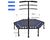 48'' Fitness Trampoline with Adjustable Handle Bar
