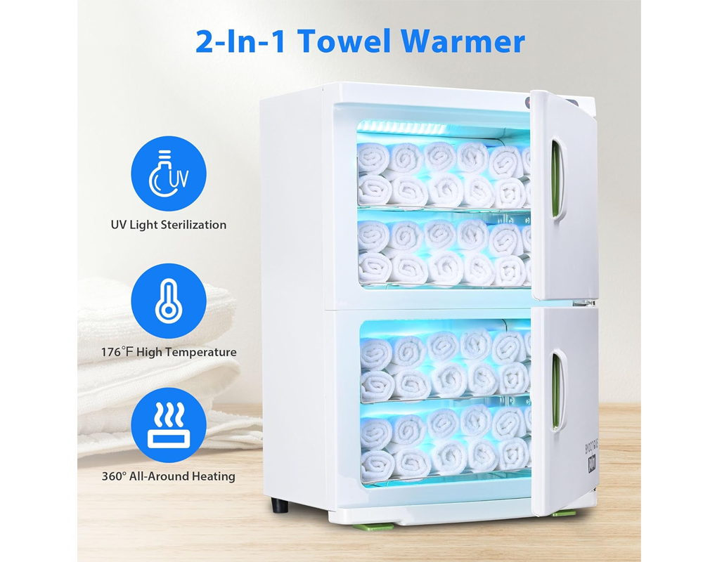 Towel Warmer 46L Cabinet – Spa Salon Sterilizer Towel Warmer UV