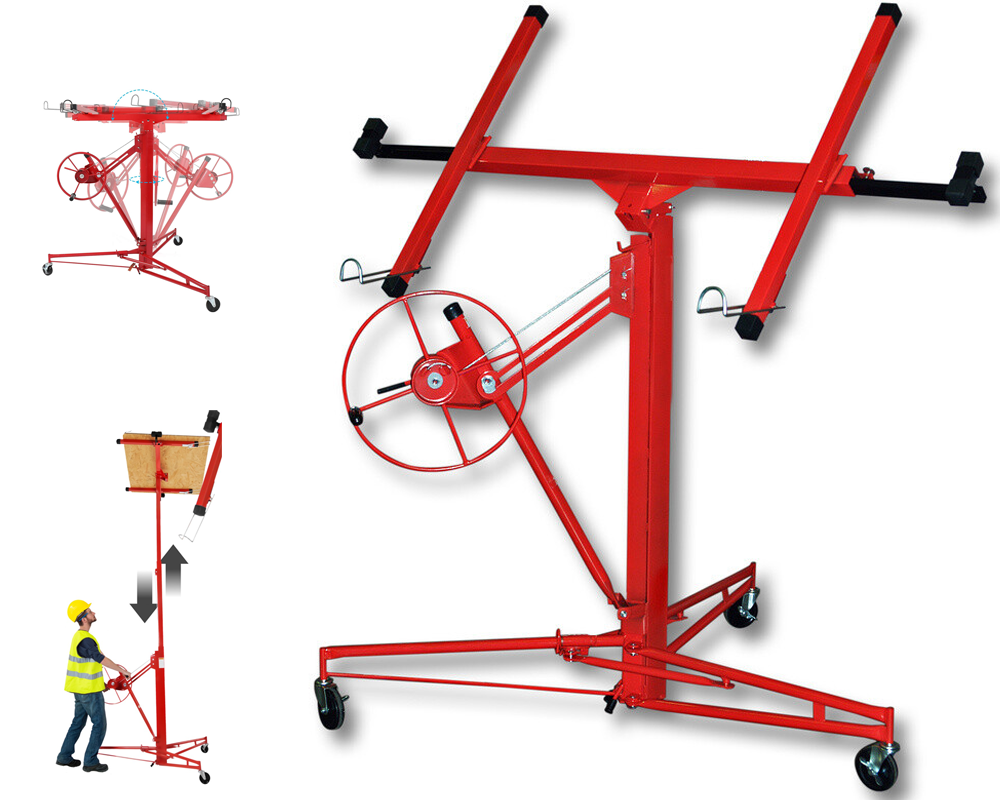 3.3M Drywall Lifter Panel Hoist – Heavy Duty Drywall Lifter Tool