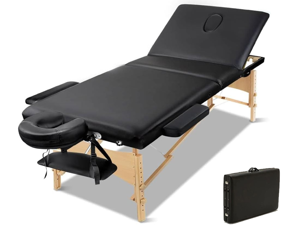 Wooden Portable Massage Table – Adjustable Wooden Portable Massage Table