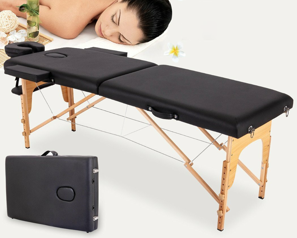 Wooden Portable Massage Table – Adjustable Wooden Portable Massage Table