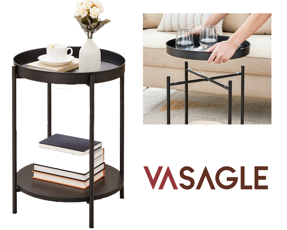 VASAGLE Bedside Table
