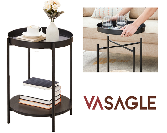 VASAGLE Bedside Table