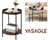 VASAGLE Bedside Table