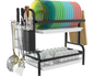 Dish Drying Rack with Drip Tray for Kitchen Countertop