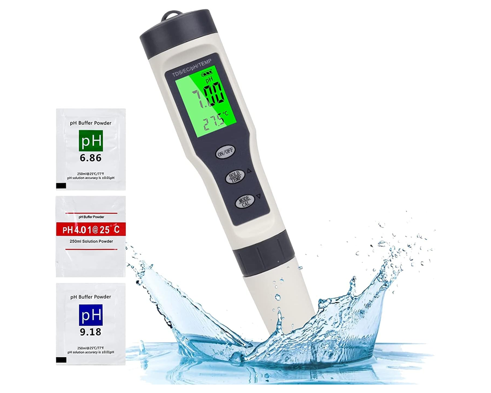 Digital PH Salinity Temp TDS EC Meter Water Quality Tester