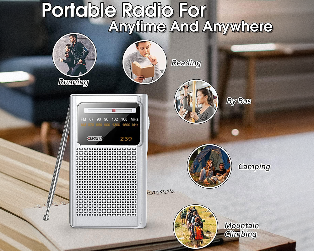 Portable Stereo AM FM Radio