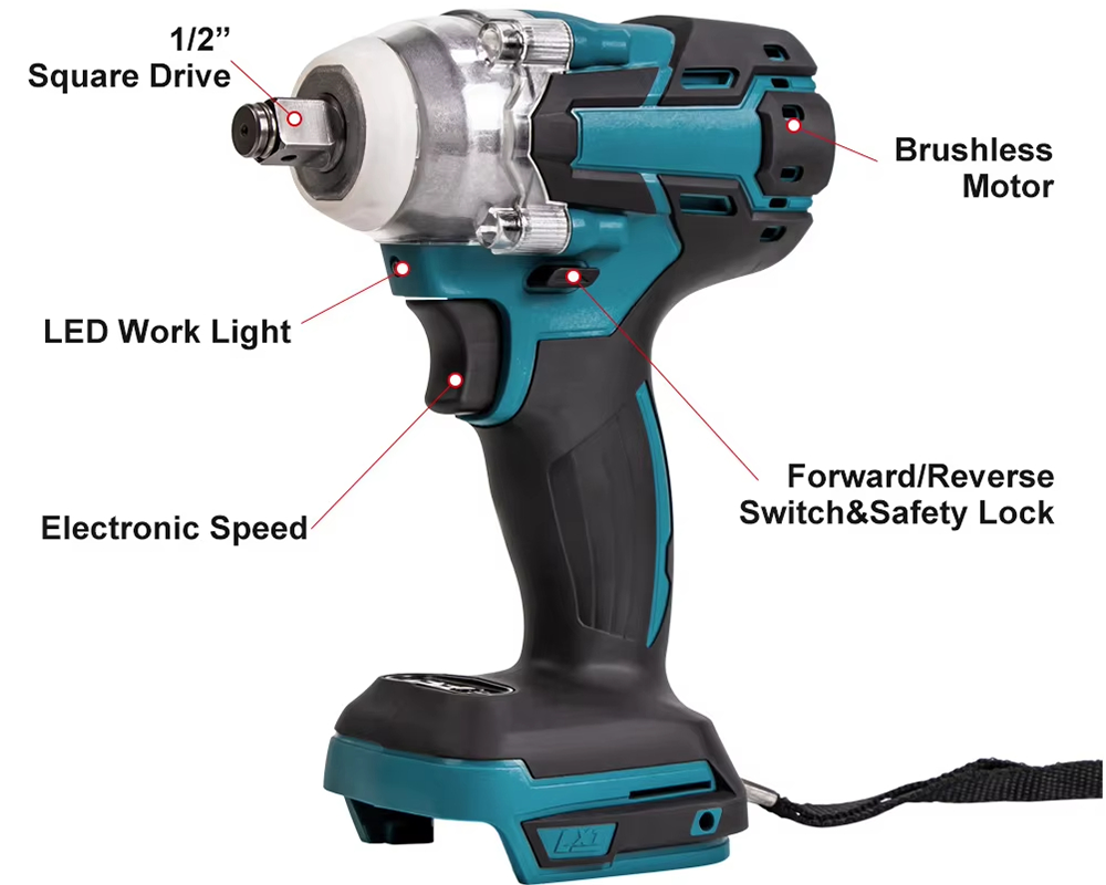 Electric Impact Wrench Makita  battery Compitable