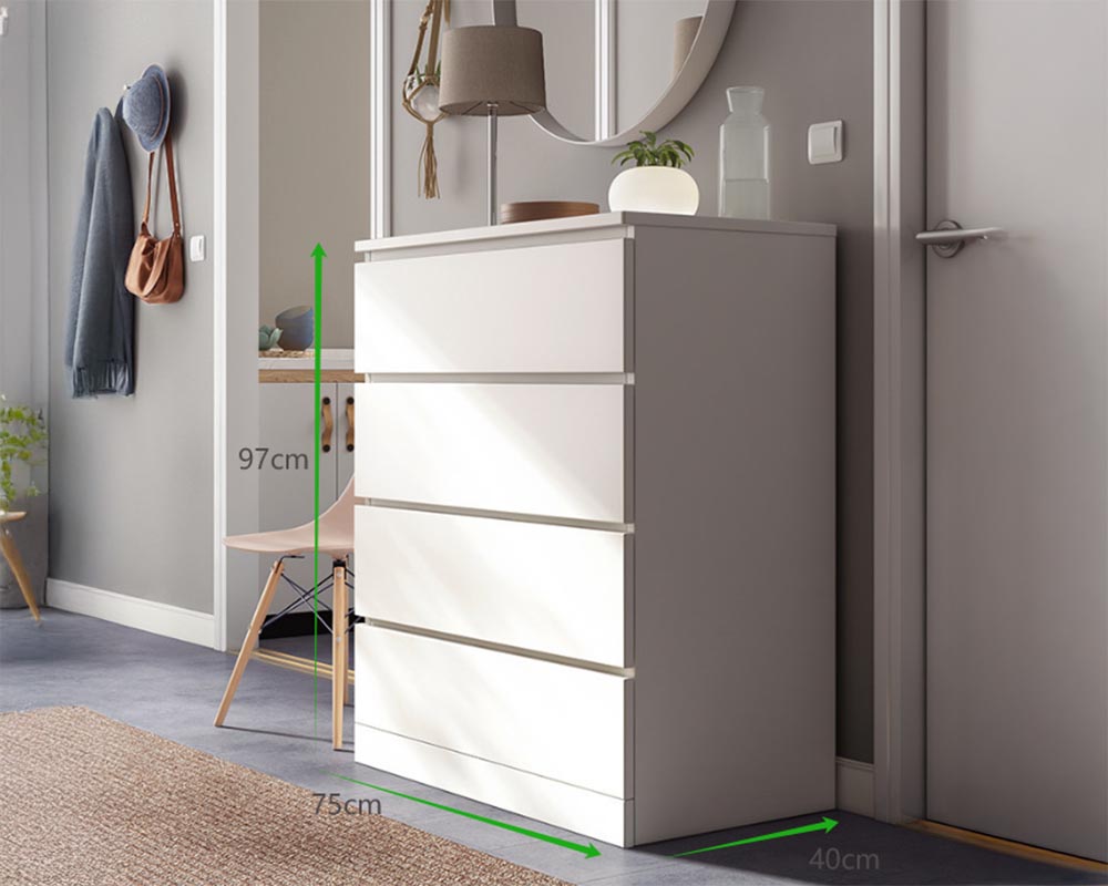 4 drawer storage unit  A Perfect Blend of Style and Functionality