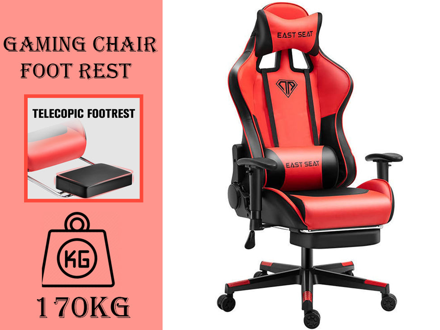 Multi-Functional Ergonomic Gaming Chair