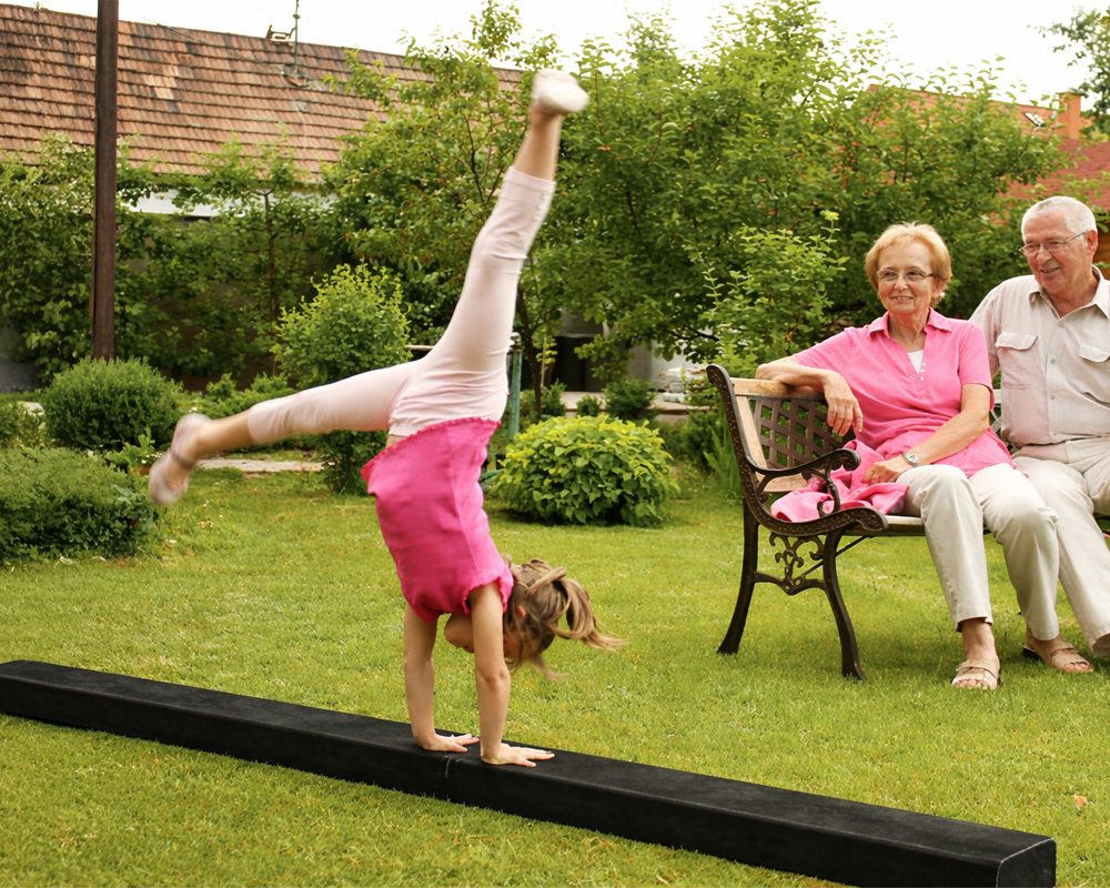Gymnastics Folding Balance Beam - 2.4M Practice Beam for Home Training