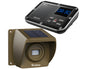 Wuloo Solar Wireless Driveway Alarm System (1 Sensor + 1 Receiver, Brown) – Motion Detection, Expandable, Weatherproof