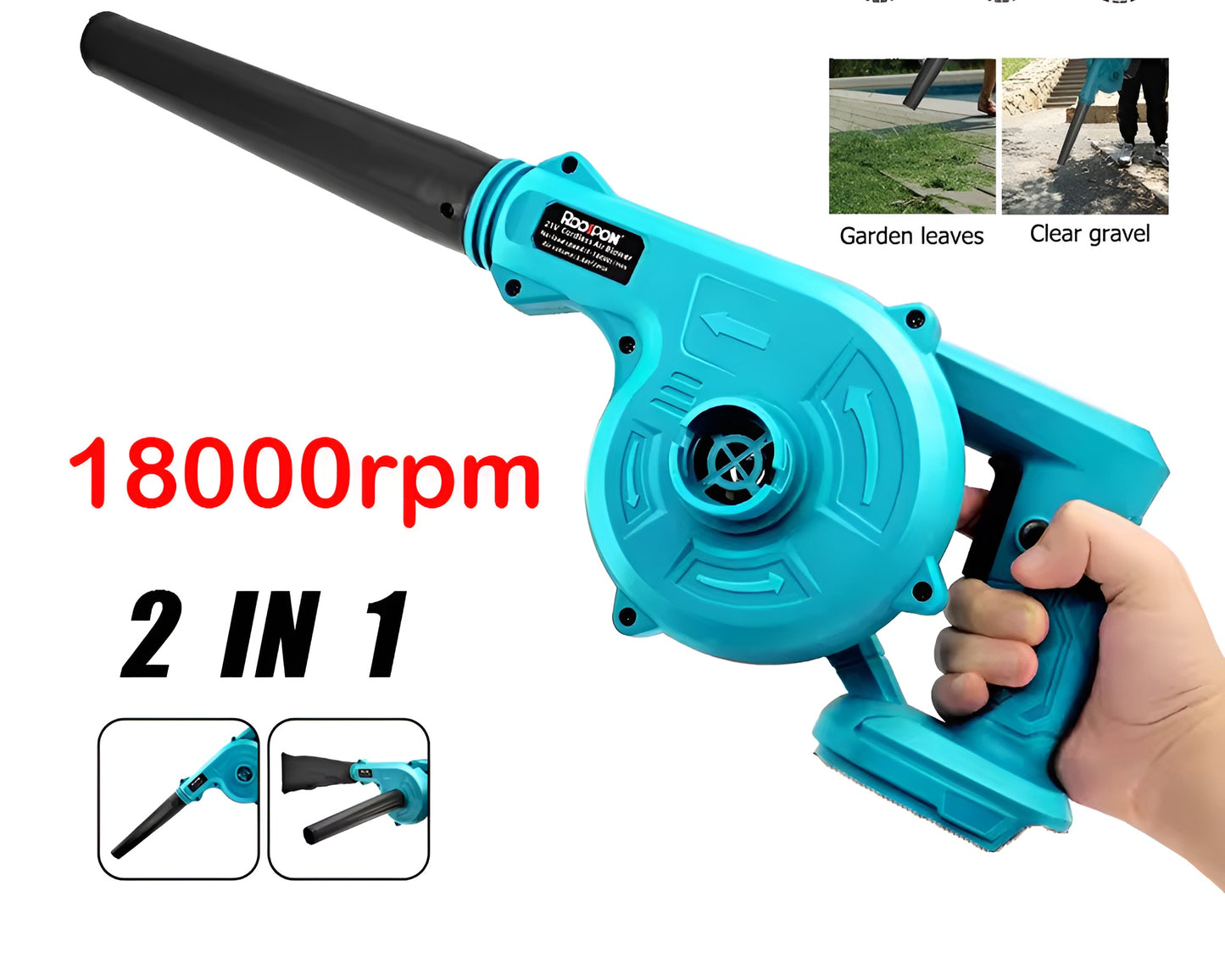 Compatible Makita battery Cordless Leaf Blower