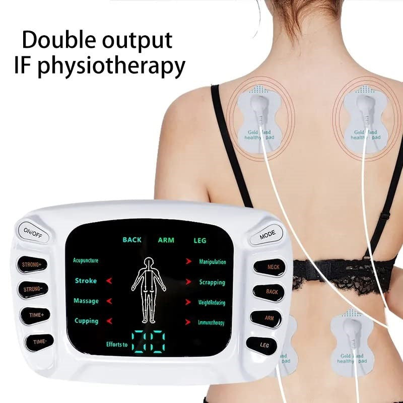 Acupuncture Machine Electric Therapy Pulse Muscle Relax Massager - Digital Therapy Stimulator for Pain Relief, Slimming, and Physiotherapy