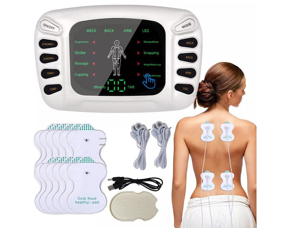 Acupuncture Machine Electric Therapy Pulse Muscle Relax Massager - Digital Therapy Stimulator for Pain Relief, Slimming, and Physiotherapy