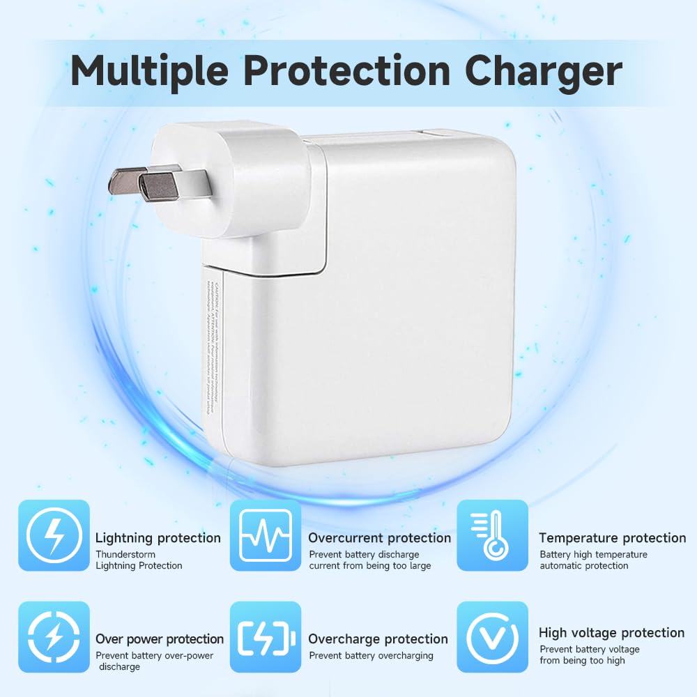 45W USB-C Power Supply Adapter/Charger for MacBook Pro 12" A1534/A1706/A1708 45W MacBook Charger Replacement