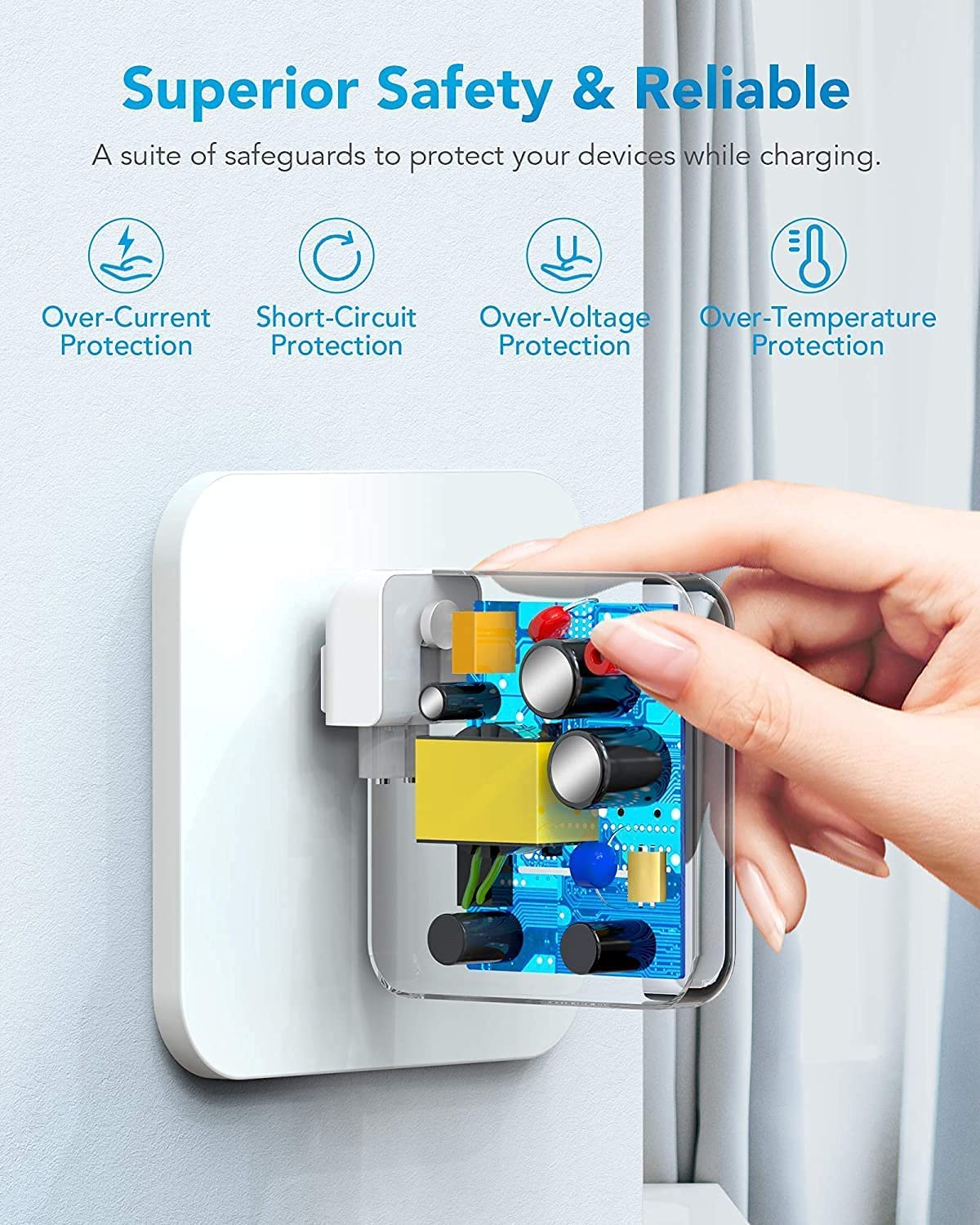 USB C Charger, 87W Type-C Charger Power Adapter for MacBook Pro 16 15 14 13 inch, MacBook Air 2022, HP Spectre, Dell XPS, Lenovo Yoga, 6.6ft 5A USB C to C Charger Cable