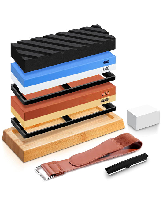 Knife Sharpener Whetstone Kit
