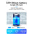 CR123A 3V Lithium Battery – 4 Pack, Rechargeable CR123A Batteries with Storage Box & Type-C Data Cable – Ideal for Camera Flashlights, LED Lights, and More