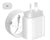 iPhone Fast Charger, 20W Adapter with 1m USB-C to Lightning Cable Compatible with iPhone 14/13/12/11/X/9, iPad, AirPods