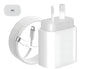 iPhone Fast Charger, 20W Adapter with 1m USB-C to Lightning Cable Compatible with iPhone 14/13/12/11/X/9, iPad, AirPods