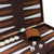 Backgammon Sets for Adults Leather Travel Backgammon Board Game with 30 Pieces