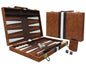 Backgammon Sets for Adults Leather Travel Backgammon Board Game with 30 Pieces