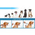 Pet Flea Tick Removal Silicone Collar - Anti-parasite Pet Supplies for Cats & Dogs