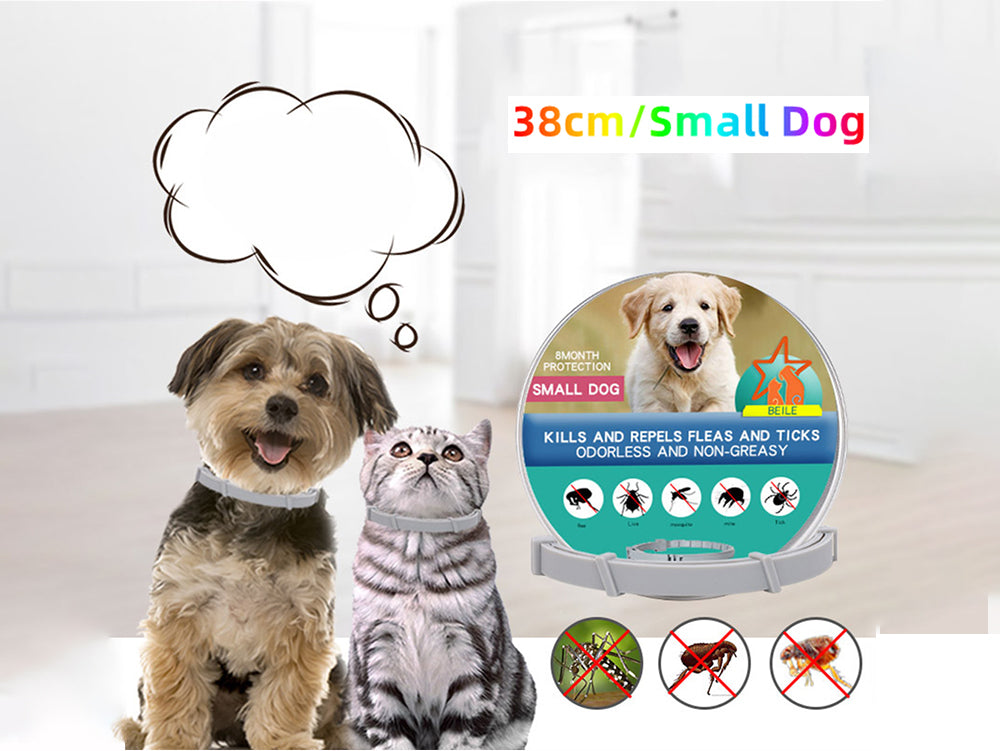 Pet Flea Tick Removal Silicone Collar - Anti-parasite Pet Supplies for Cats & Dogs