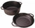 Cast Iron Dutch Oven with 2-in-1 Skillet Lid – 5 Quart Pot & 1.6 Quart Pan, Pre-Seasoned for Camping, BBQ, Home Cooking, and Baking